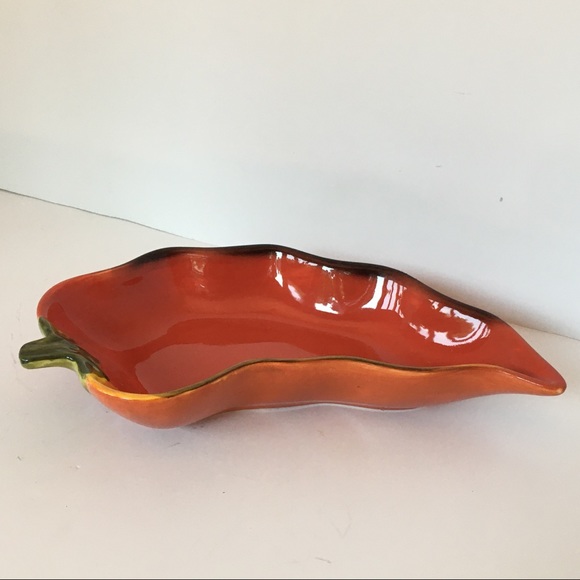 Clay Art chili pepper dip ceramic salsa ceramic red EUC - Picture 4 of 14